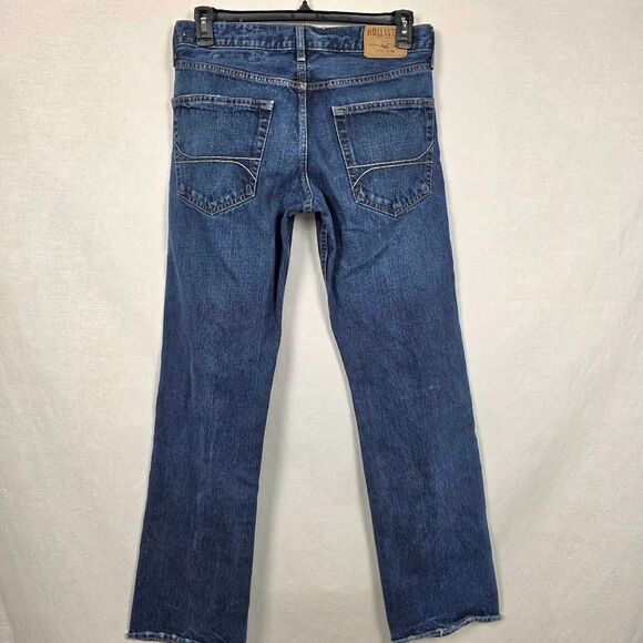 Hollister Button Fly Straight Jeans W31 L32 100% Cotton - Picture 6 of 13